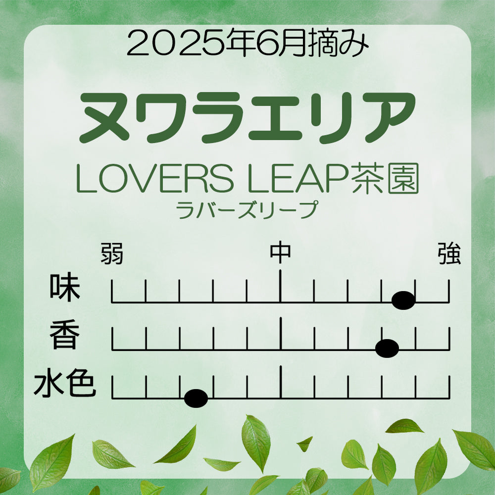 ヌワラエリア ラバーズリープ茶園 100g袋入 2025年6月摘み